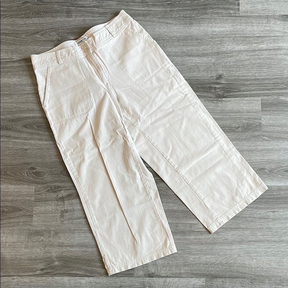 Coldwater Creek Cream Capris